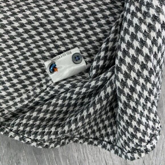 Robert Graham Dress Shirt Men’s XL Long Sleeve Flip Cuff Button Up Geometric - Picture 8 of 16